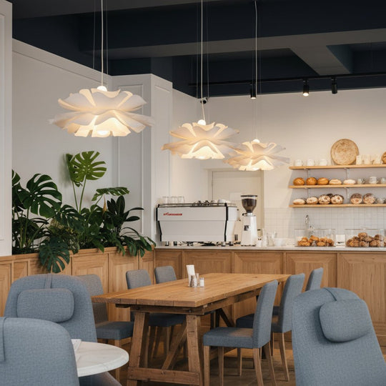 Pendelleuchte für Esszimmer und Wohnzimmer im Lotusdesign 5
