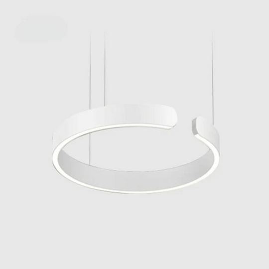 Pendelleuchte im Kreisdesign für Esszimmer und Wohnzimmer, Dimmbar, Höhenverstellbar, Energieeffiziente LED Hängelampe 1
