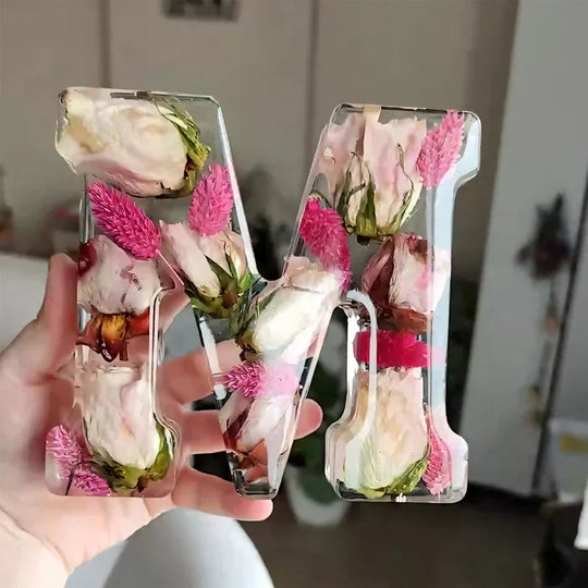 Personalisiertes Nachtlicht Kinder Mit Getrockneten Blumen Für Jeden Anlass 2