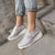 Plateau-Sneakers Mit Reißverschluss Für Frauen