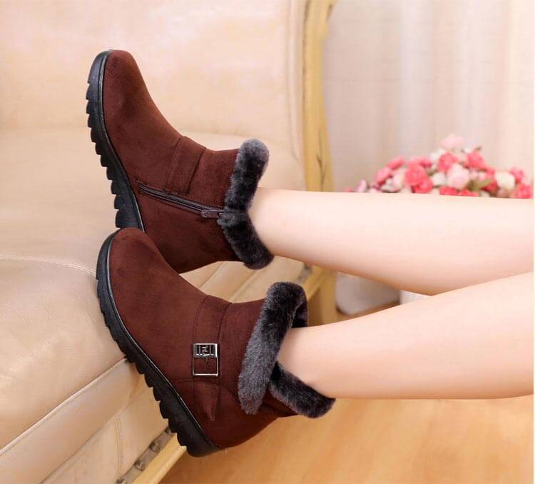 Plüsch-Schneestiefel Für Frauen