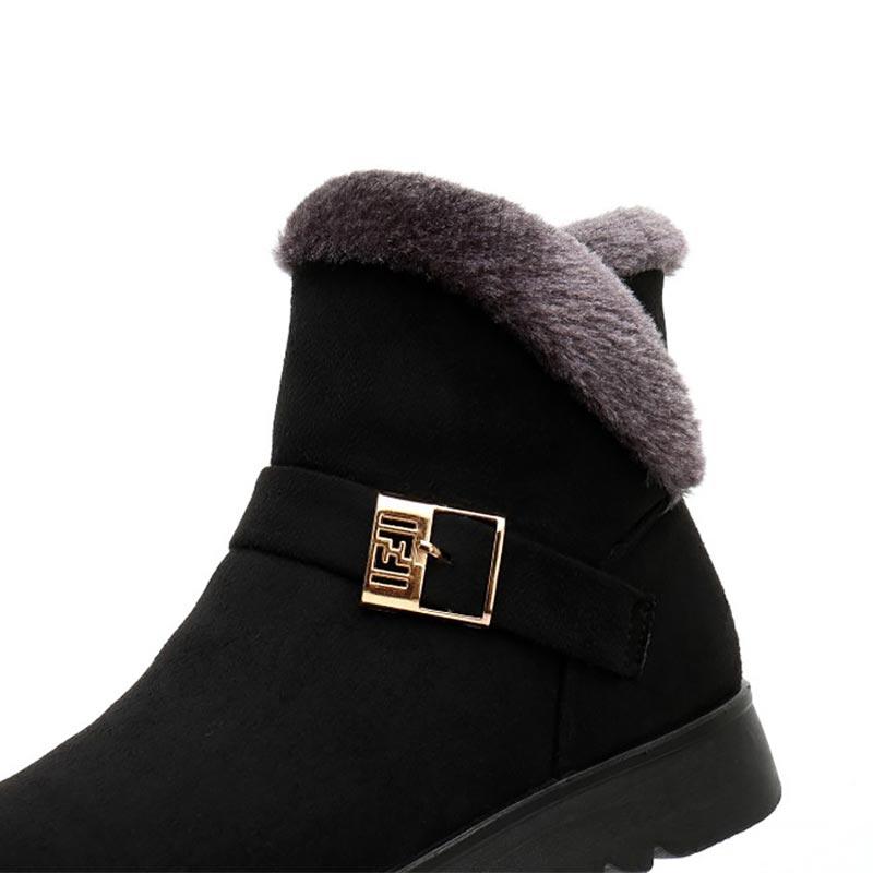 Plüsch-Schneestiefel Für Frauen