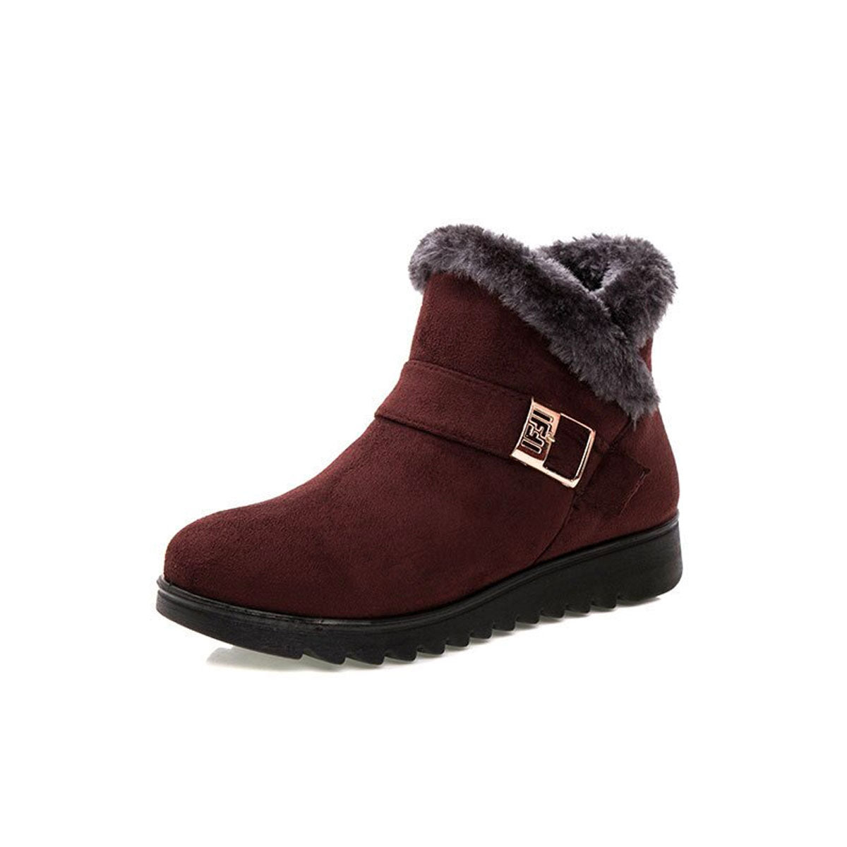 Plüsch-Schneestiefel Für Frauen