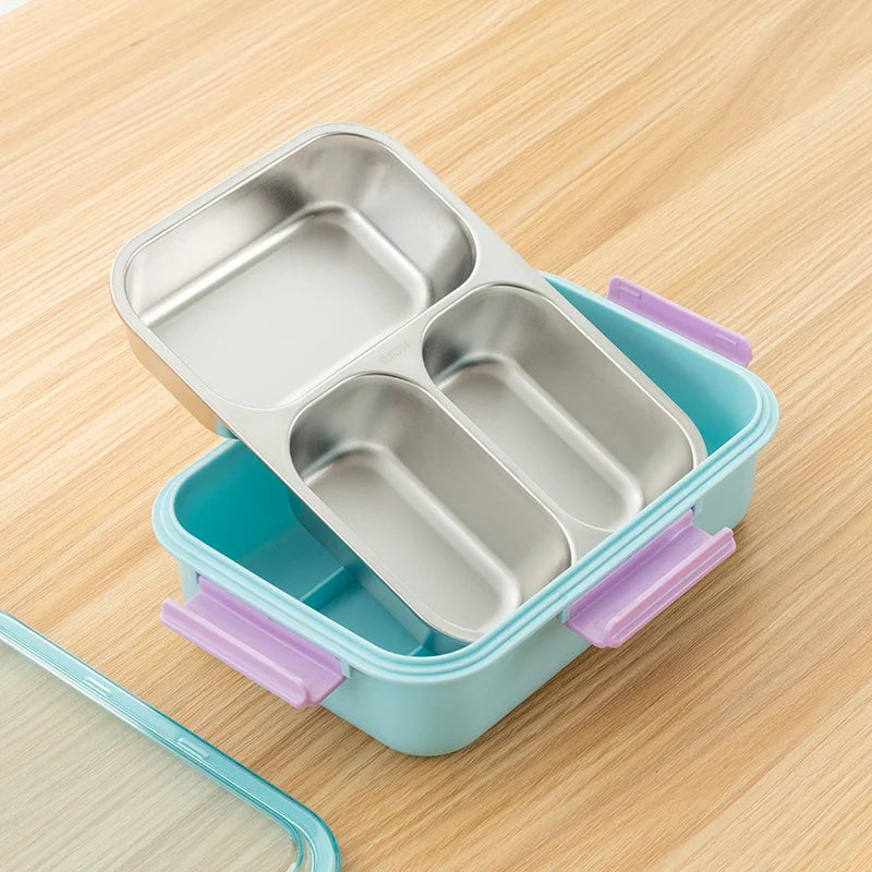 Praktische Lunchbox mit Unterteilung für Damen und Herren - Vielseitiges Design für Organisierte Mahlzeiten 2