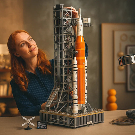 Raketenbausatz für Erwachsene mit Startturm und Orion-Kapsel 0