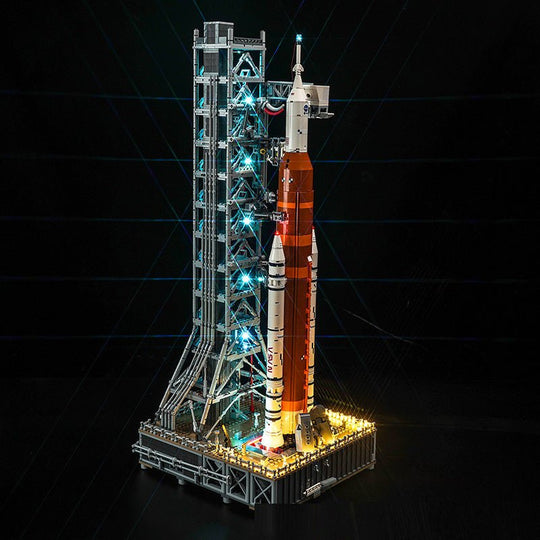 Raketenbausatz für Erwachsene mit Startturm und Orion-Kapsel 1