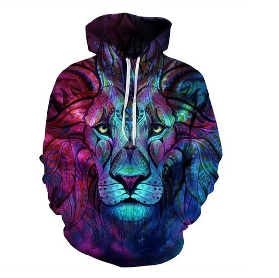 Realistische 3D-Gedruckte Stylische Hoodies