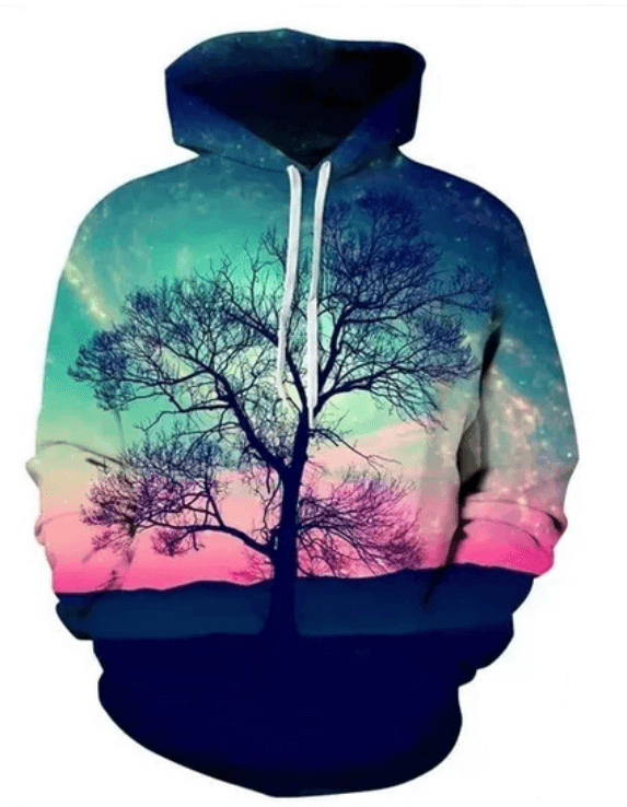 Realistische 3D-Gedruckte Stylische Hoodies
