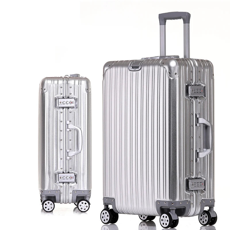 Reisekoffer Hartschale Modern Mit TSA-Zahlenschloss und 360°-Spinner-Rollen 0