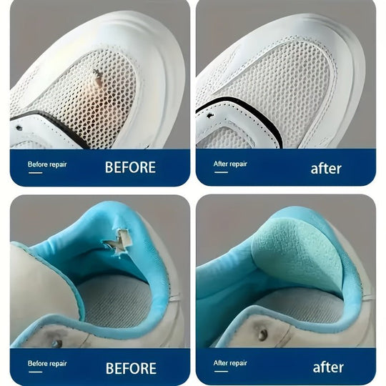 Reparaturflicken für Schuhe und Absätze Selbstklebend Set für Alltagsschuhe und Turnschuhe 6