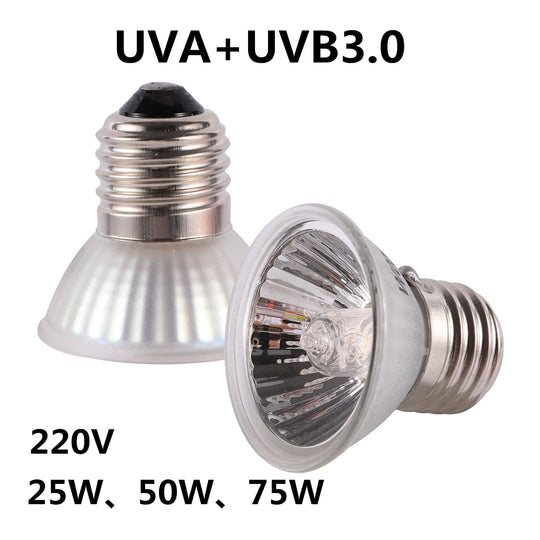 Reptilien Lampe UVA+UVB mit Temperaturregelung für Terrarien und Aquarien 4