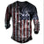 Retro Totenkopf Langarm-T-Shirts