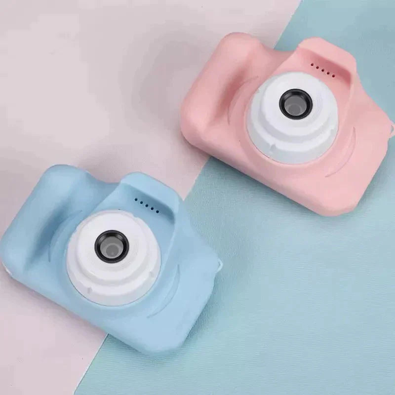 Mini Kamera Blau Retro Design Kompakt 12 MP Vintage Fotografie-1