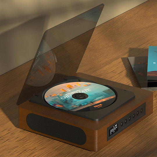 Retro CD Player Bluetooth mit FM-Radio für Zuhause und Büro 2
