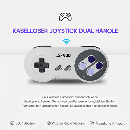 Retro Spielekonsole für Kinder mit 926 Spielen – Plug-and-Play, HD-TV-kompatibel, Zwei-Spieler-Modus 1
