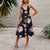 Riemchenkleid Mit Blumendruck