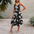 Riemchenkleid Mit Blumendruck