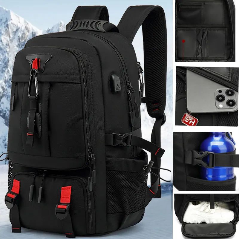 Rucksack mit USB-Anschluss für Abenteuer und Reisen 1