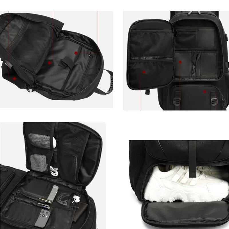 Rucksack mit USB-Anschluss für Abenteuer und Reisen 4