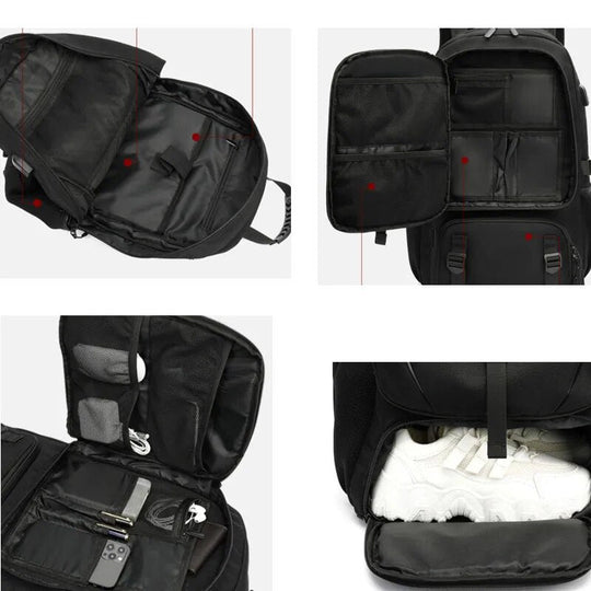 Rucksack mit USB-Anschluss für Abenteuer und Reisen 4