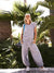 Variant image for Damen Jumpsuit Lässig mit Kordelzug und Offenem Rücken aus Polyester-22