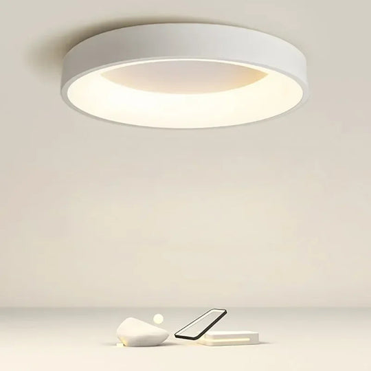 Runde LED Deckenleuchte Skandinavischer Stil für Wohnzimmer und Schlafzimmer 0