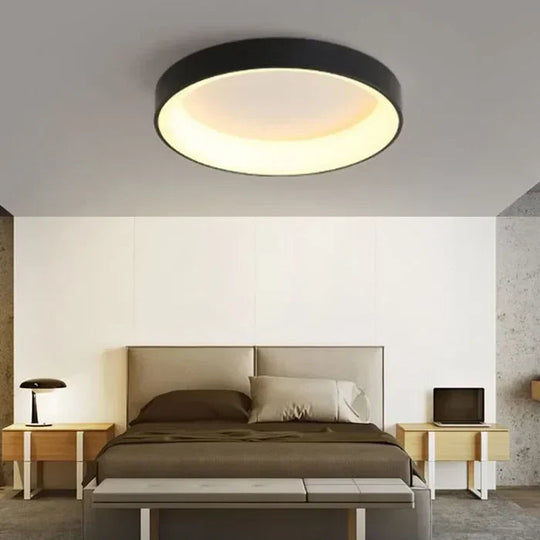 Runde LED Deckenleuchte im Skandinavischen Stil für Wohnzimmer und Schlafzimmer 2