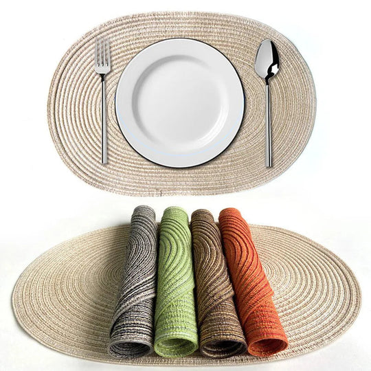 Rustikale Tischsets im Boho-Stil für den Esstisch 1