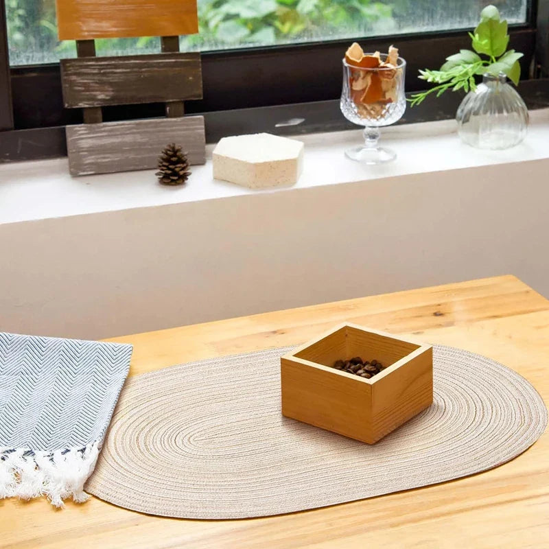 Rustikale Tischsets im Boho-Stil für den Esstisch 3