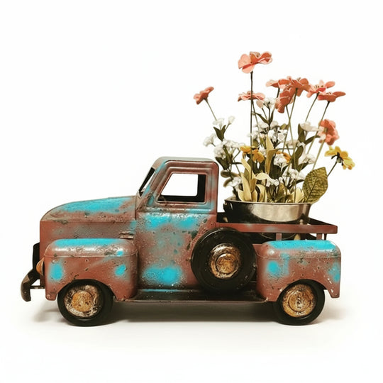 Rustikaler Pflanzer im LKW-Design für Garten und Dekoration 1