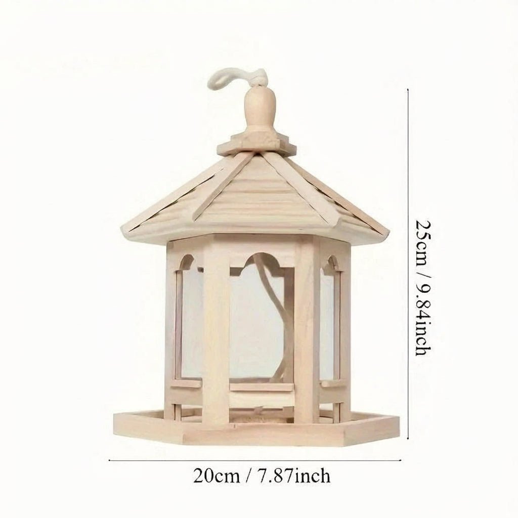 Rustikales Vogelhaus Mit Integriertem Wassersystem Für Garten Und Terrasse Kaufen 6