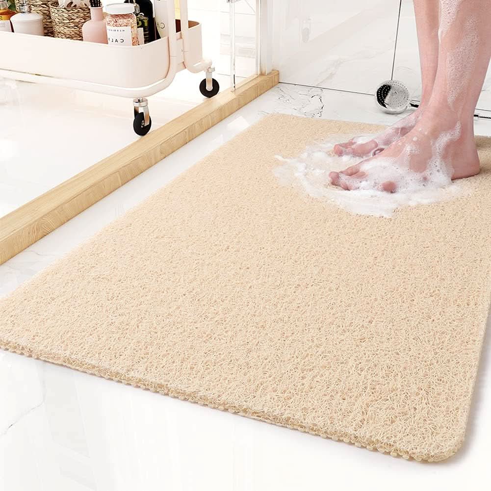 Rutschfeste Duschmatte mit Drainage-System für sicheres Duschen und Komfort 3