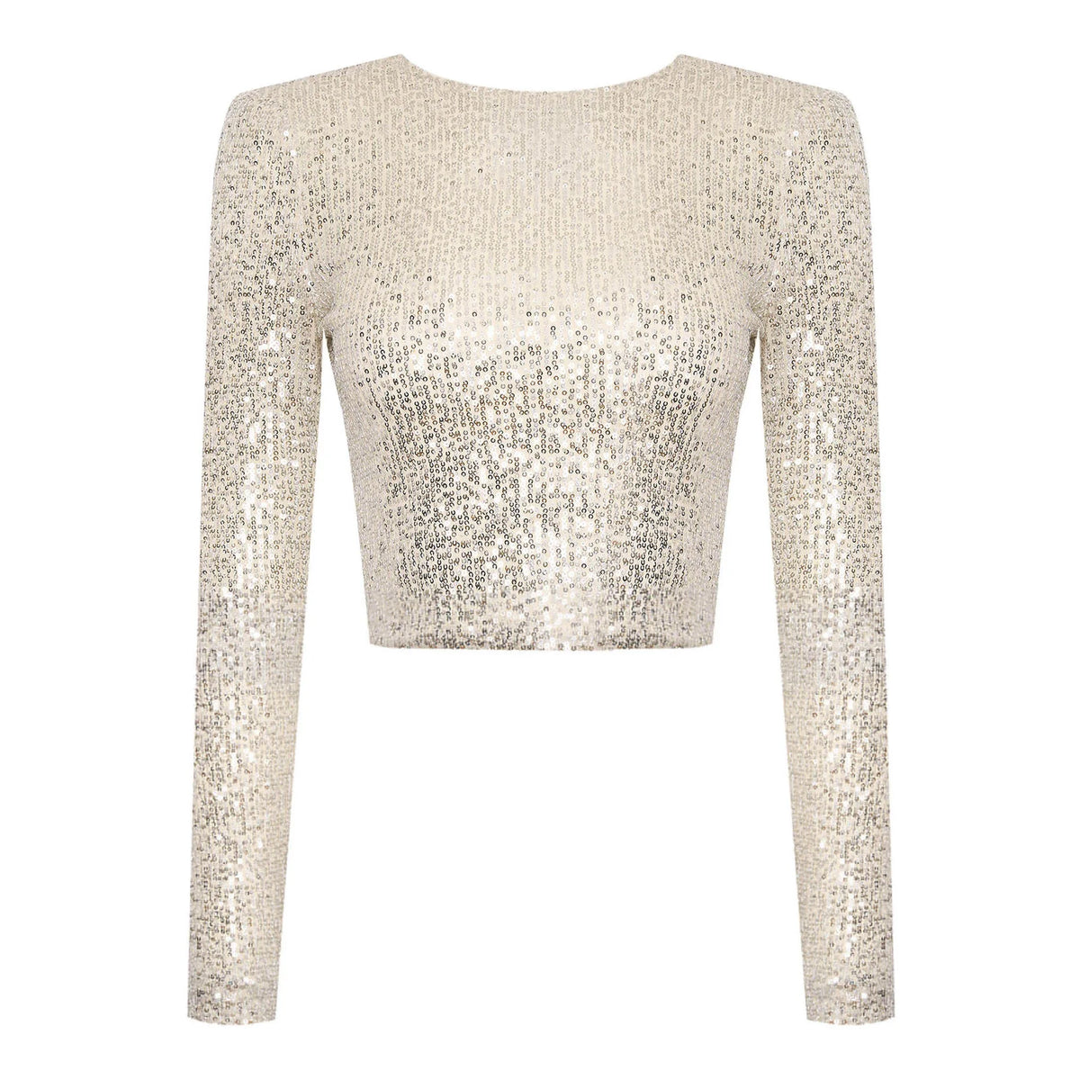 Damen Top Pailletten Festliche Oberteile Atmungsaktives Material 1