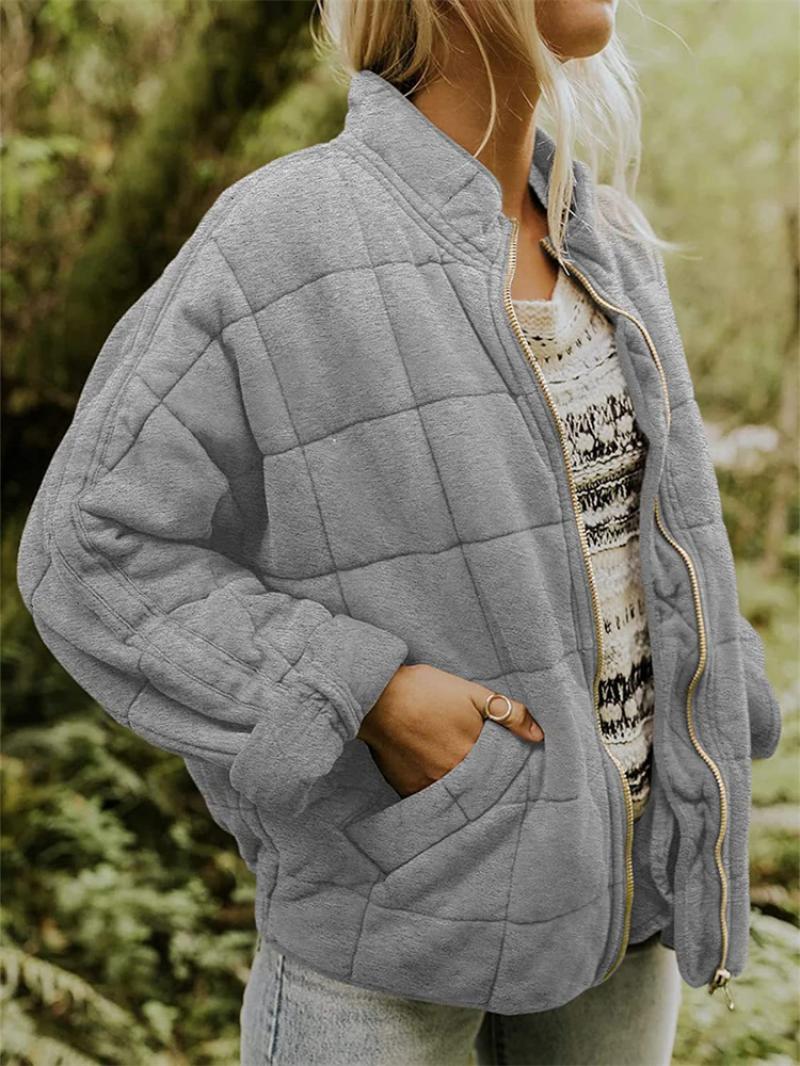 Variant image for Damenjacke Winterjacke Modern Polyester-Mischung mit Fleece-Innenfutter-7