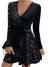 Damen Abendkleid Elegantes Design mit Pailletten Hochwertiger Polyester 1