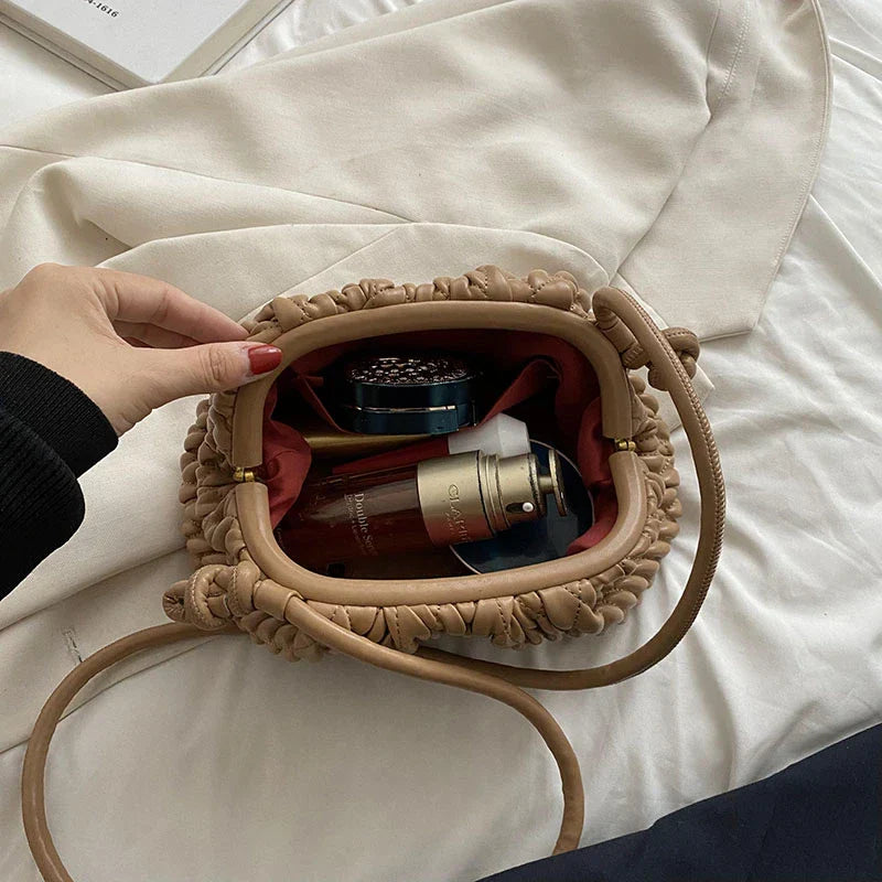 Damen Handtasche Elegante Satin Kupplung für Besondere Anlässe 6