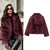 Damenjacke Winter Plüsch Warm Polyester für Kalte Tage 5