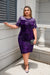 Variant image for Damen Spitzenkleid mit Pailletten für festliche Anlässe - Elegantes Kleid Hochzeitsgast-45
