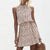 Damen Halfter Mini Kleid Modern Hochwertiger Stoff Elegante Sommermode 1