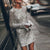 Damen Mini Kleid Glitzer Effekt für Abendveranstaltungen 5