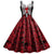 Variant image for Damen Gothic Kleid A-Linie Vintage Stil Hochwertiger Stoff-21