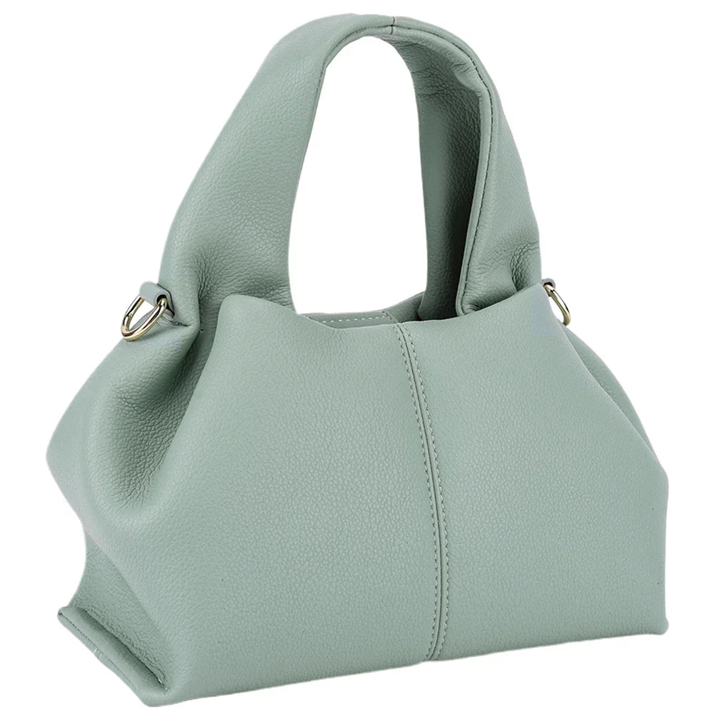 Damen Handtasche Retro Kunstleder Crossbody Tasche 2