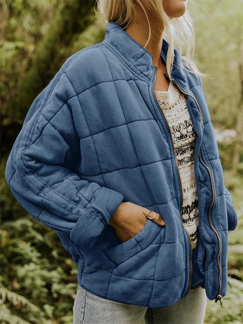 Variant image for Damenjacke Winterjacke Modern Polyester-Mischung mit Fleece-Innenfutter-13