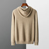 Damen Hættetrøje Beige Klassisch Wolle Mischmaterial-2