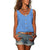 Variant image for Damen Tanktop Slim Fit Baumwolle Ibiza Stil-37