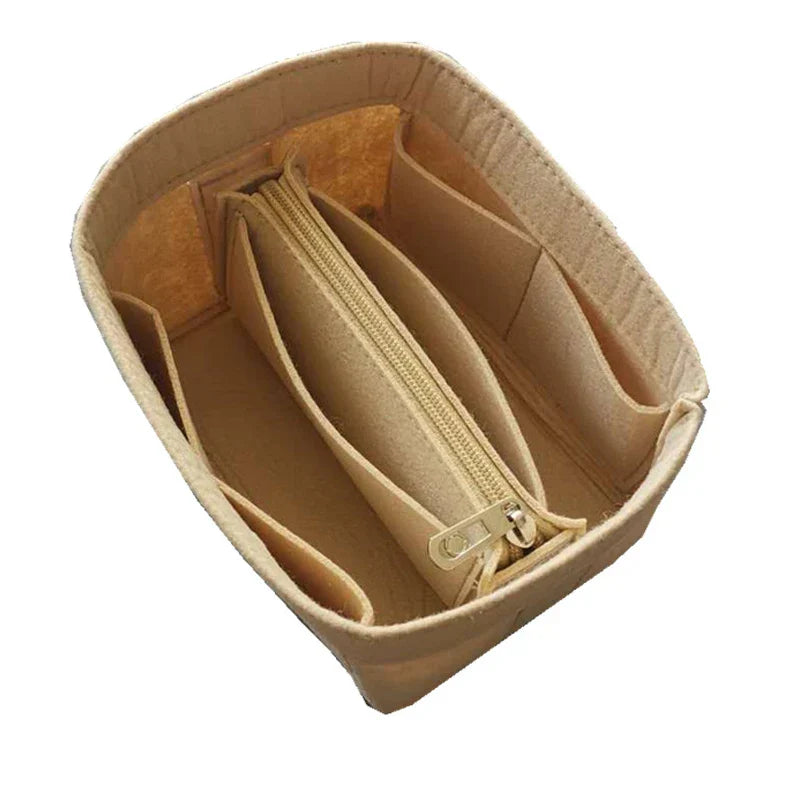 Damen Handtasche Organizer Stilvolles Design Kunstleder 4