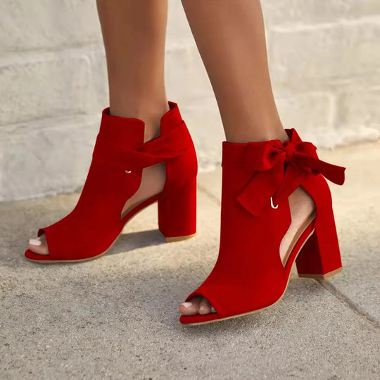 Damen Sandalen mit Hohem Absatz und Orthopädischer Unterstützung aus Synthetik-6