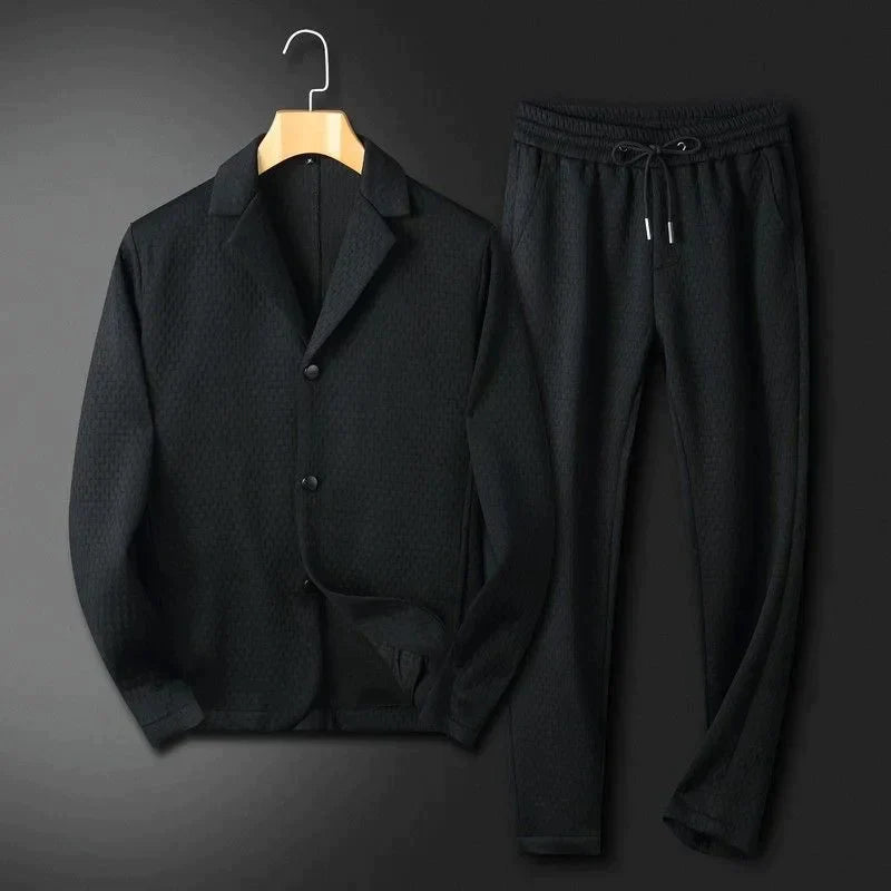 Variant image for Herren Anzug Zweiteiliges Set Elegante Jacke und Hose Hochwertige Baumwollmischung-7