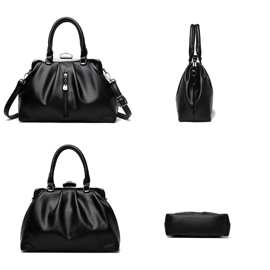 Damen Umhängetasche Trendy PU-Leder für Alltag und Freizeit 6