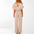 Damen Jumpsuit Elegant mit Breiten Beinen aus Polyester für Festliche Anlässe-2